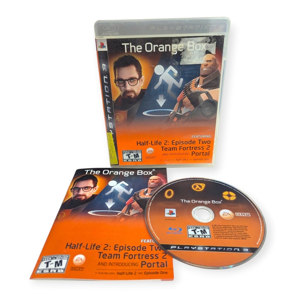 The Orange Box Sony PlayStation 3 PS3 Valve Half-Life 2 Portal Team Fortress 2